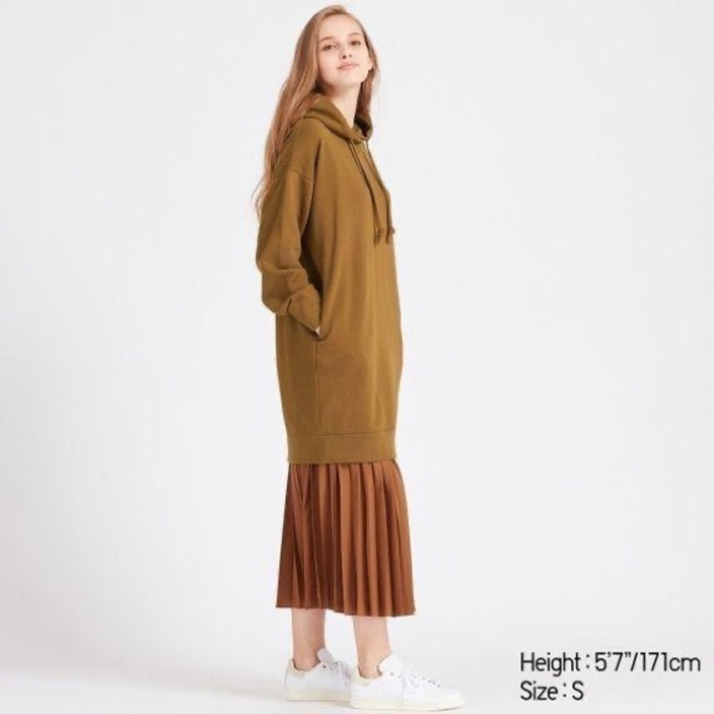 UNIQLO sweatshirt hoodie dress NWOT